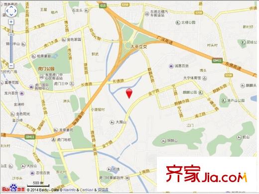南部湾・万科城交通图