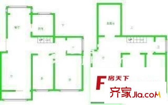 金泽苑 3室 户型图