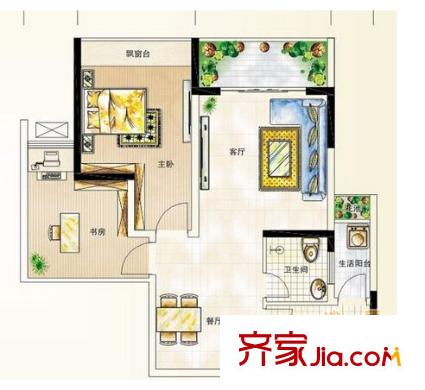 土地巷小区户型图两室户型图