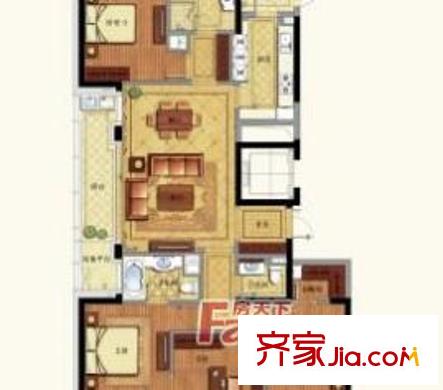 荣安心居3室2厅2卫