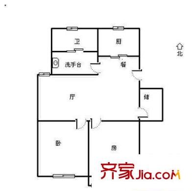 幸福苑丹桂花园户型图丹桂花园 3室 户型图 3室2厅1卫1厨