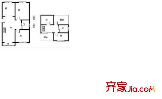 幸福苑丹桂花园户型图丹桂花园 3室 户型图 3室2厅2卫1厨