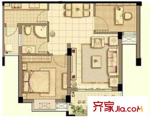 小骆花园2室2厅