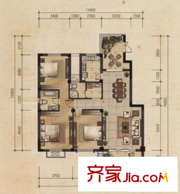 BOBO城二期(御府)户型图