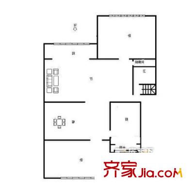 四明春晓户型图3室2厅 3室2厅1卫1厨