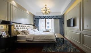 175平法式新古典装修卧室设计图