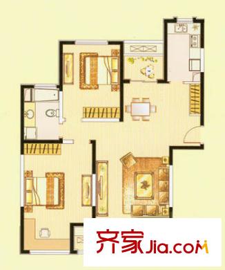 上海 经典花园 户型图