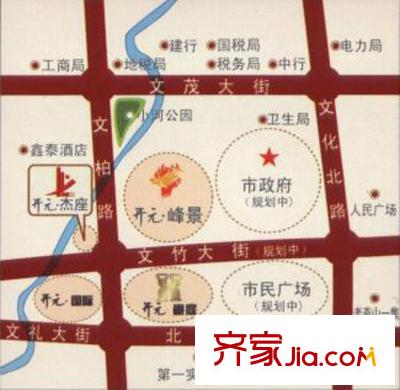 开元豪庭交通图