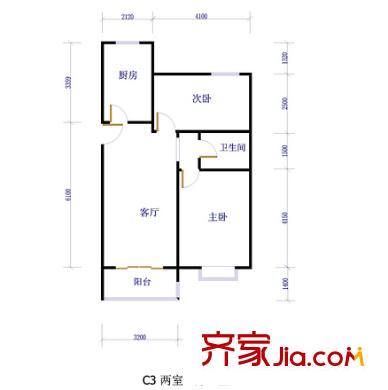 土地巷小区户型图两室户型图