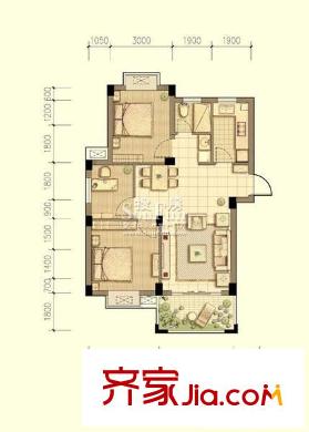 小骆花园户型图2#3#4#-A户型
