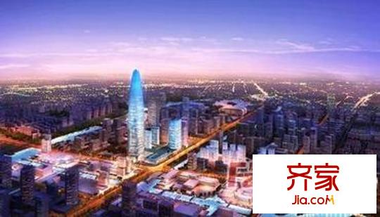 宁波中心兰园外景图