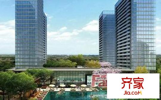 宁波中心兰园外景图