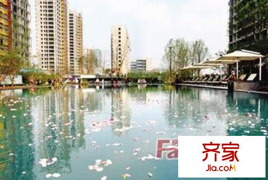 宁波中心兰园外景图