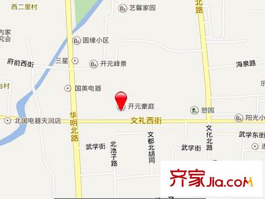 开元豪庭交通图