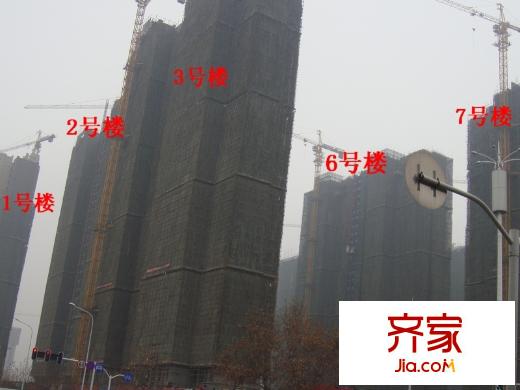 武汉万锦江城外景图侧立面(20130223)