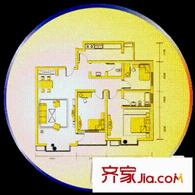 太原 阳光时尚公寓 户型图