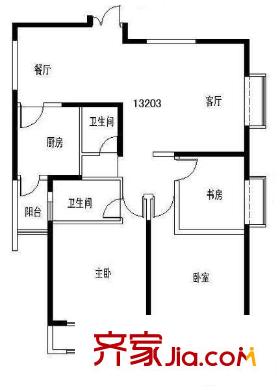 太原 阳光时尚公寓 户型图