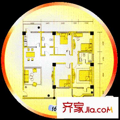 太原 阳光时尚公寓 户型图