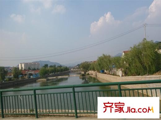 龙泽书苑张村河实景（2014-06-12）