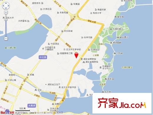 武汉东湖楚世家户型图,装修效果图,实景图,交通