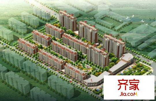 恒邦幸福里外景图效果图