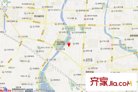 水岸华庭交通图