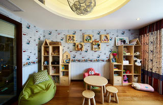 四居室中式风格家儿童房设计图
