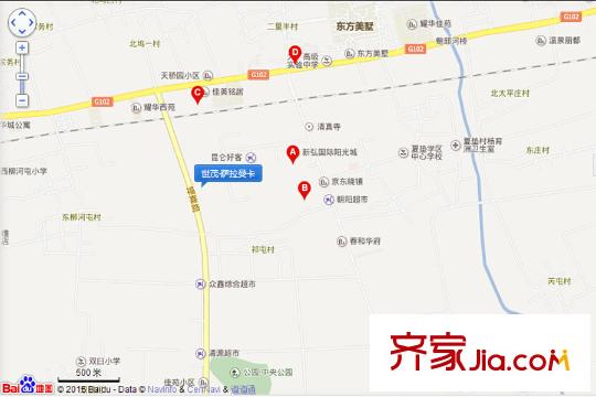 世茂・萨拉曼卡交通图