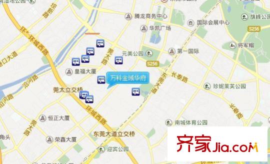 万科金域华府交通图