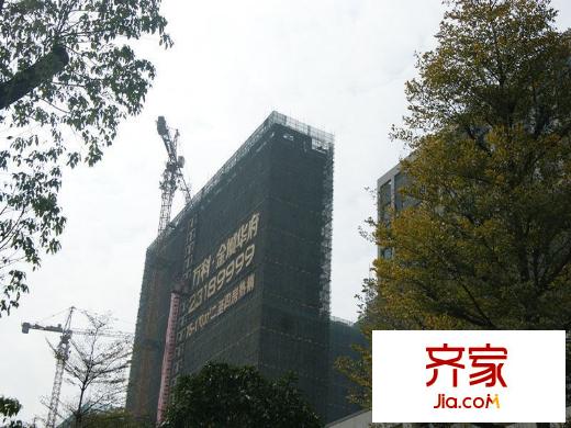 万科金域华府外景图叠桦轩1号楼外景(2012-2-17)