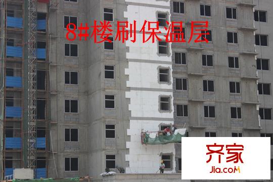 侯河铭品尚江南8#施工进度