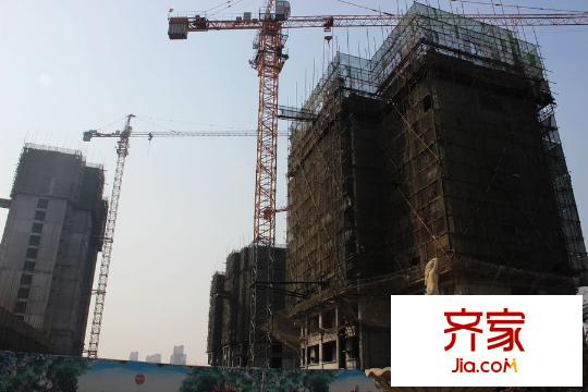 清山公爵城施工进度(2015.03)