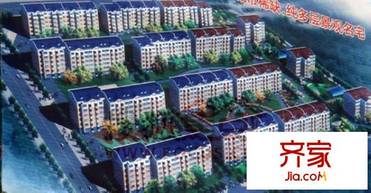 阳光新馨家园外景图鸟瞰图(2011.07)