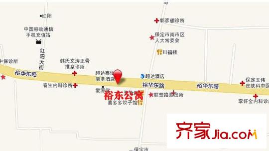 裕东公寓交通图电子地图