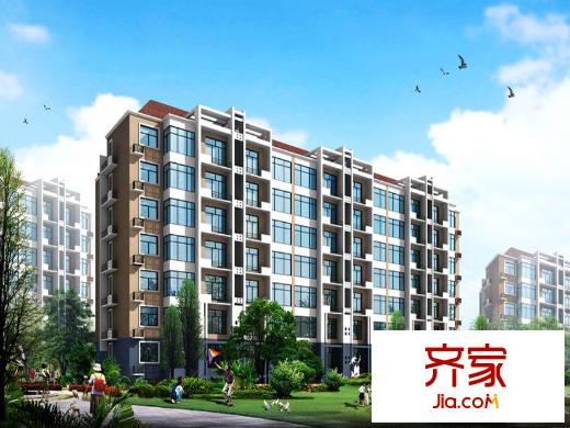 富景蓝湾外景图楼体效果