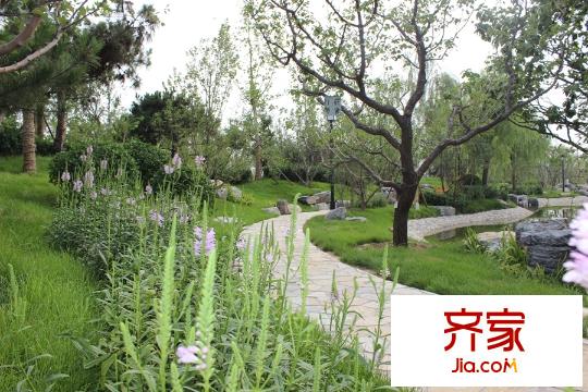 朝阳首府・御园园林景观实景(2014-08)