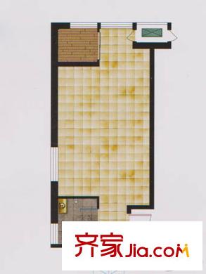 鑫丰国际售完2-08户型 1室1卫