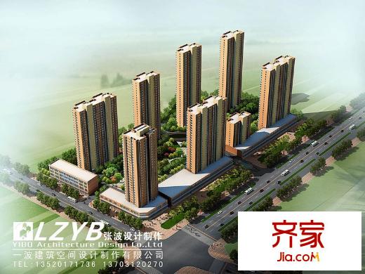 园林府邸外景图