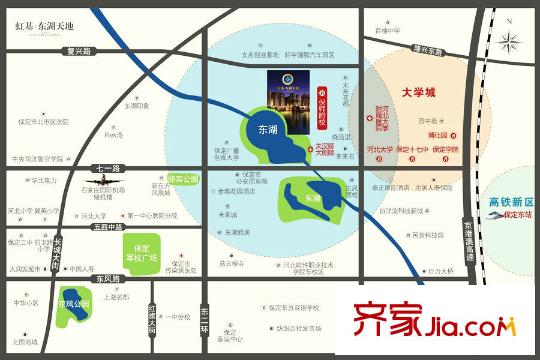 东湖天地区位图