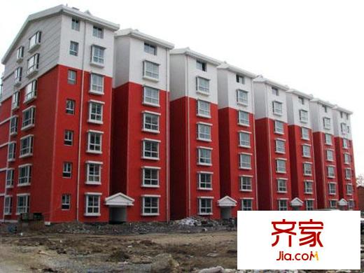 卓雅豪庭实景图盖好的多层