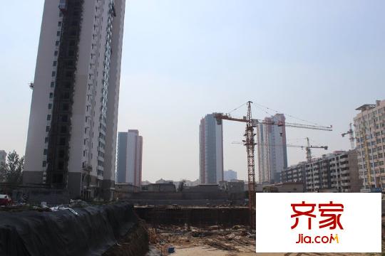 金沃向阳城实景图施工进度(2013.8)