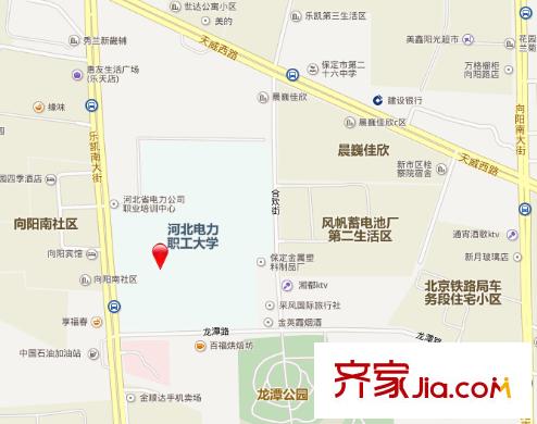 电力职大宿舍交通图