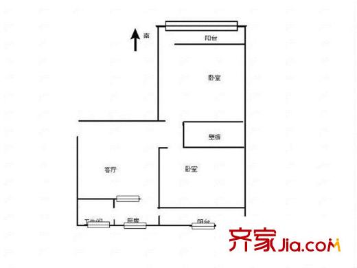 电力职大宿舍户型图职大户型3