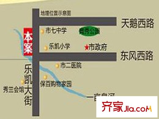 佳远水园湾交通图区位图