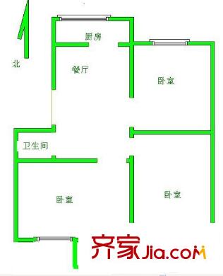 电力职大宿舍 户型图
