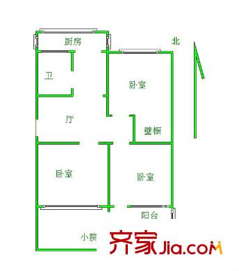 师专宿舍 户型图