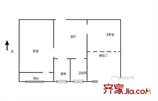 师专宿舍 户型图