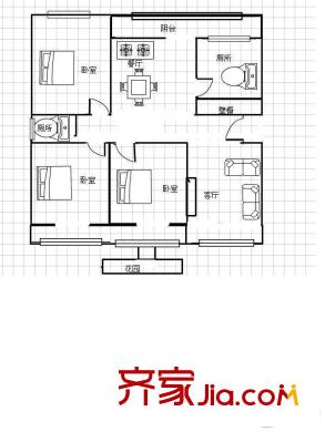 宜家花园 0室 户型图