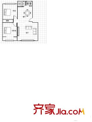 宜家花园 0室 户型图