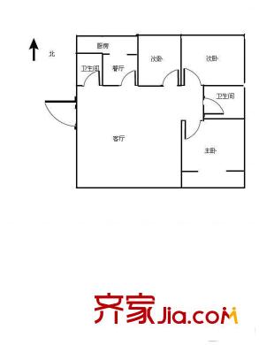 西苑北区 0室 户型图